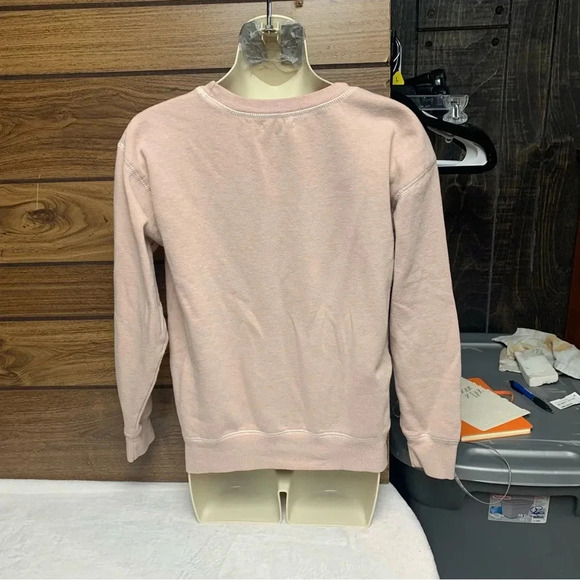 Maurice’s crew neck light pink sweatshirt size small Good Moms Say Bad Words - Picture 2 of 7